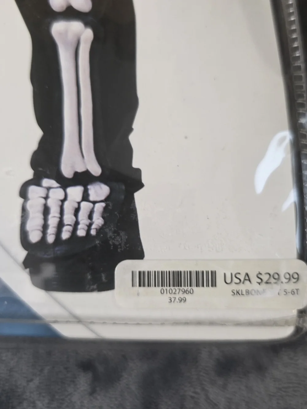 Spirit Skele-Bones Toddler Skeleton Costume - Black & White